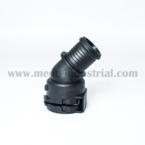 45Deg Connector For 2012-2019 BMW M5 M6 F10 F06 F12 F13 S63N 4.4L V8 RADIATOR HOSE