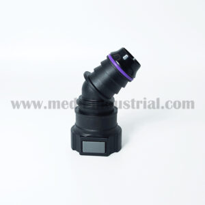 45° elbow plastic quick connectors Φ18.9-3/4〞-ID16.5-0° for SAE Fuel System Liquid/Radiator Cooling Vapor
