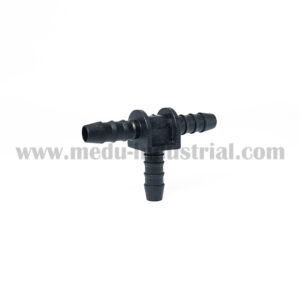 3 Ways ID5 Tee Connector Plastic Material Pa Ppa Automobile Quick Line Adpators For Fuel Hose Fittings